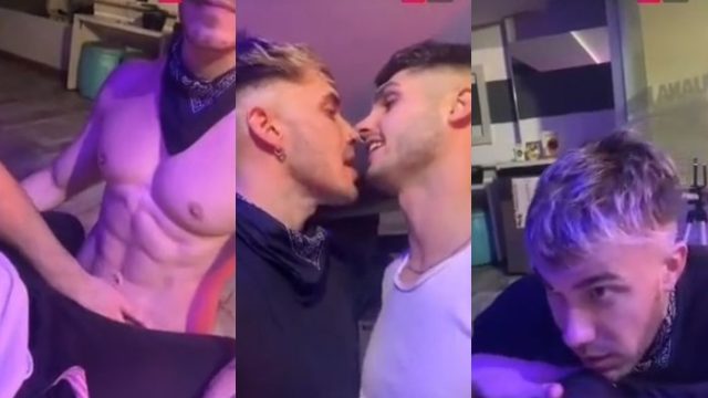 Horny drunk couple goes live on IG after a night out