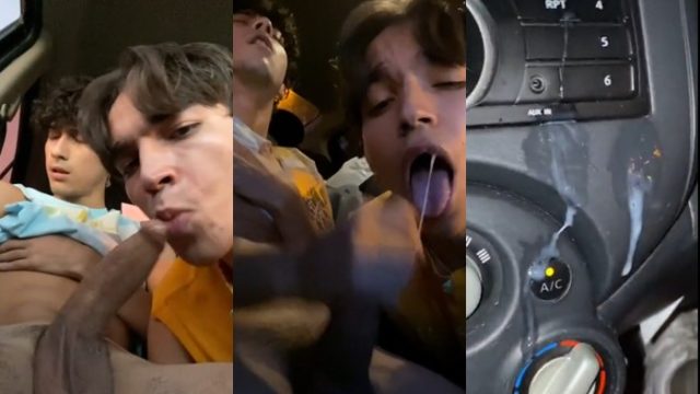OnlyFans: Bubbawa / kaixmatty – another back seat blowjob