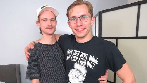 BrokeStraightBoys – Mustache Twink Does Bareback Flip Flop – Darron Bluu & Ethan Cox